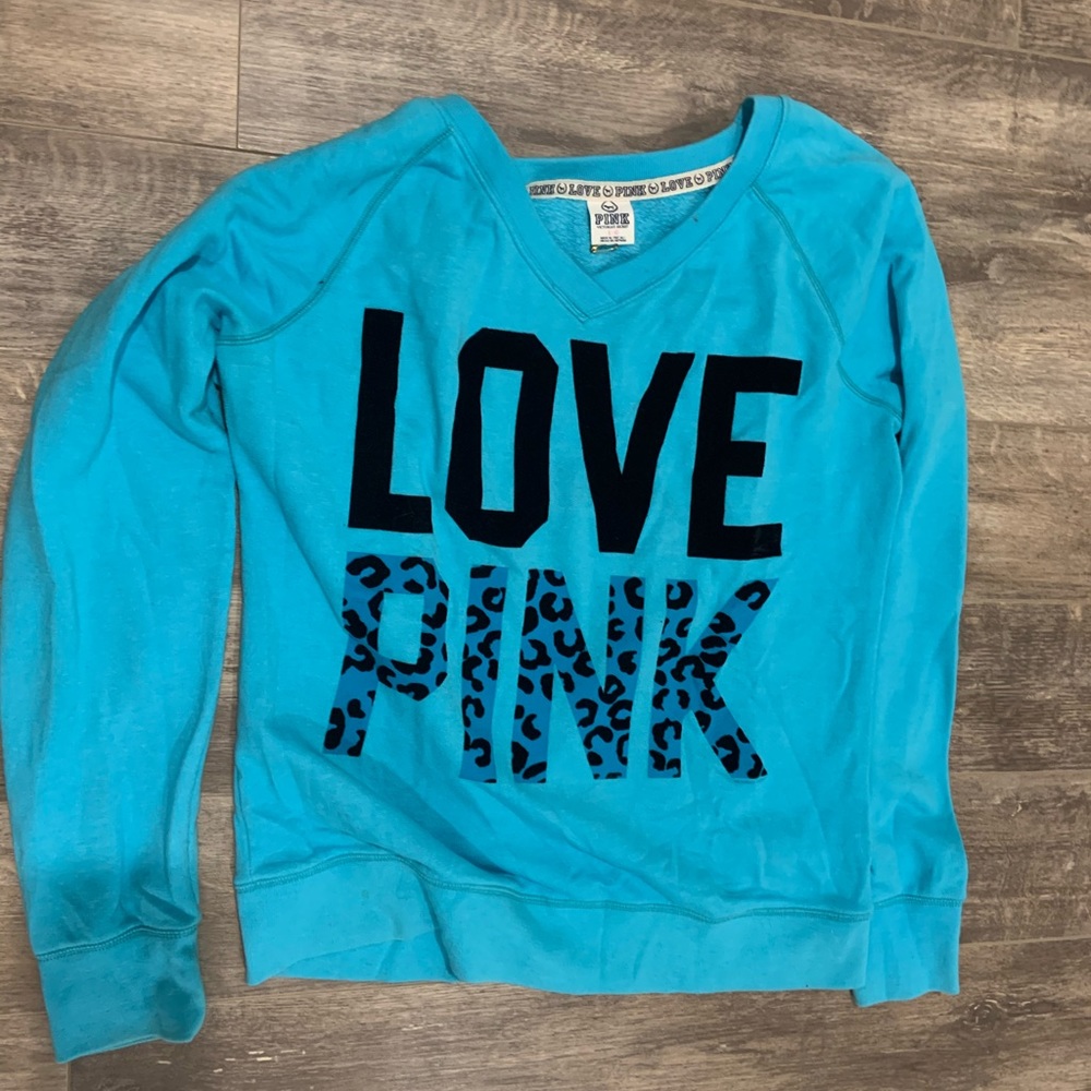 Brand New Blue V-Neck Sweater